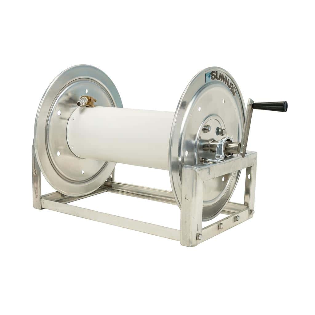 Summit SM18 AL/SS–18″ Aluminum Full Frame Manual Hose Reel