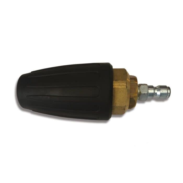 PCE MTM Hydro RotoJet Upgraded 5,000 PSI Turbo Nozzle with QC Plug Veloci PCE MTM Hydro RotoJet Upgraded 5,000 PSI Turbo Nozzle with QC Plug Veloci