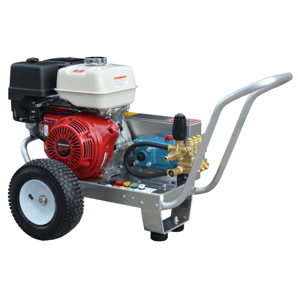Pressure Pro EB4040HC Professional 4000 PSI 4.0 GPM Belt Drive Pressure Washer – Honda GX390, CAT Pump (1)